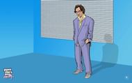 Ken Rosenberg artwork for GTA Vice City (Image via Rockstar Games)